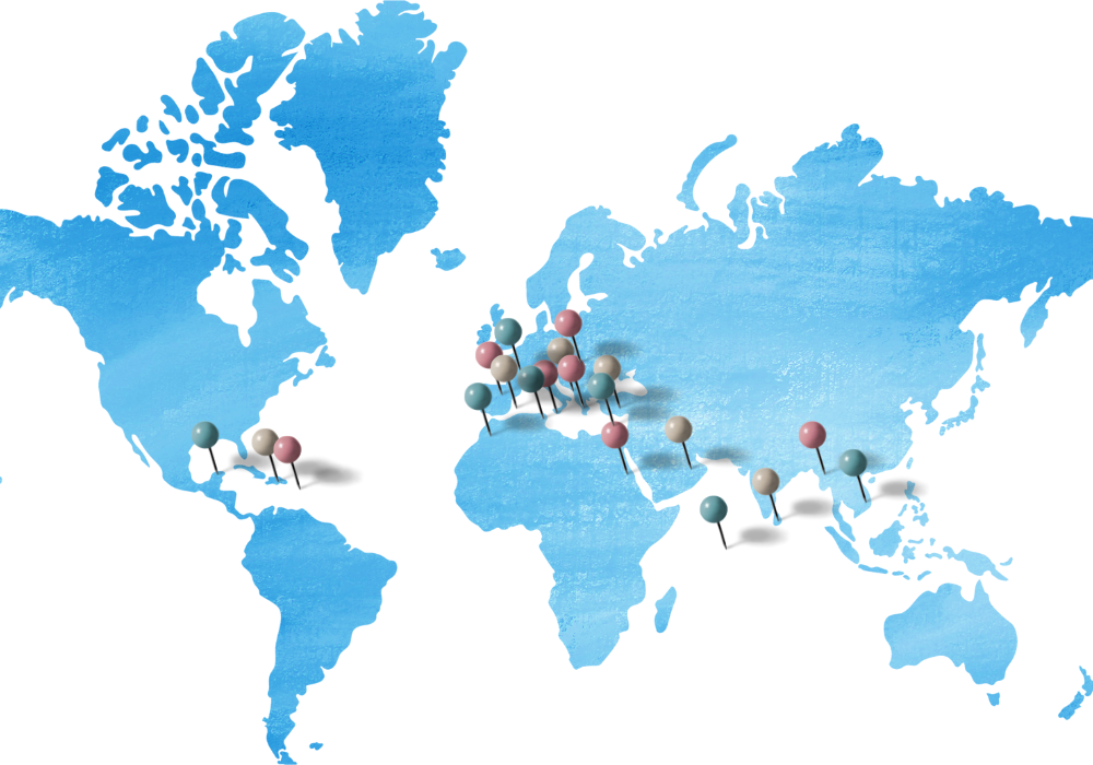 La carte de mes voyages.